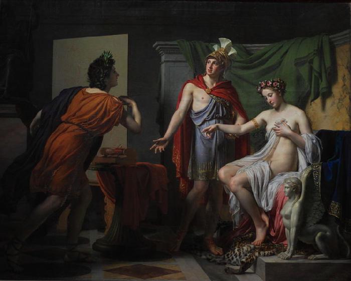 Jerome-Martin Langlois Generosite d'Alexandre oil painting image